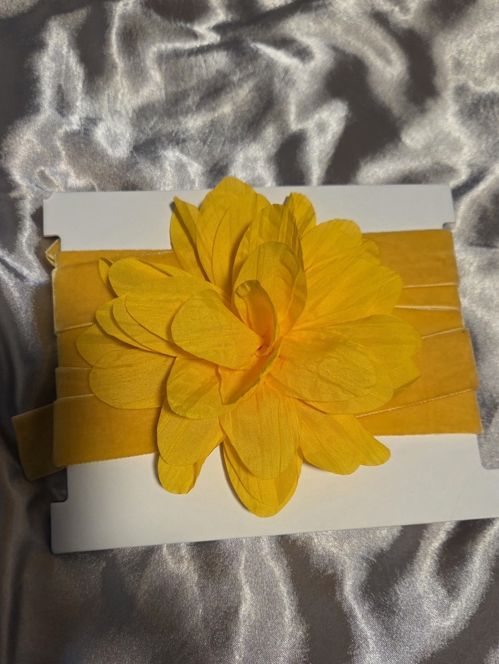 Yellow Flower Belt For Women